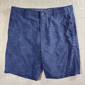 Callaway Men’s Golf Shorts Size 34 Navy Blue Textured Performance Athletic Fit